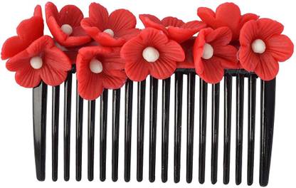 Unique Indian Crafts Comb pin for hairs with multicolours (Sku-UIC-FA-CP-290) Back Pin