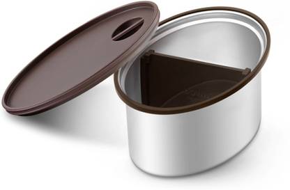 Vaya Polished Stainless Steel 1 Container (1 x 600 ml) for TYFFYN, 600 ml, 1 Containers Lunch Box