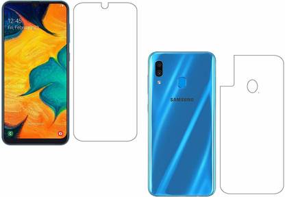 SHINE STAR Front and Back Screen Guard for Samsung Galaxy A30, Samsung Galaxy A30s, Samsung Galaxy A50, Samsung Galaxy A50s, Samsung Galaxy M30, Samsung Galaxy M30s, Samsung Galaxy A20