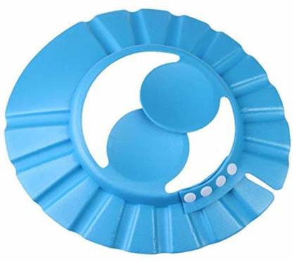 SNEPCOM adjustable Safe and Soft Bathing Baby Shower Cap for Kids (Multicolour)