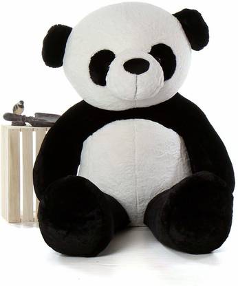 soniya enterprises SUNLIGHT Soft Cool Siting White & Black Panda  - 90 cm