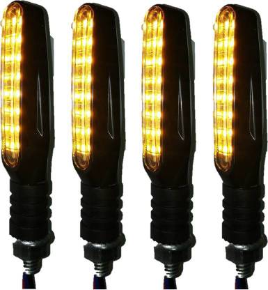 MOTOFLY Side, Rear LED Indicator Light for Universal For Bike Splendor Pro