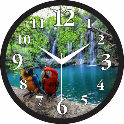 Sathvik Analog 30 cm X 30 cm Wall Clock