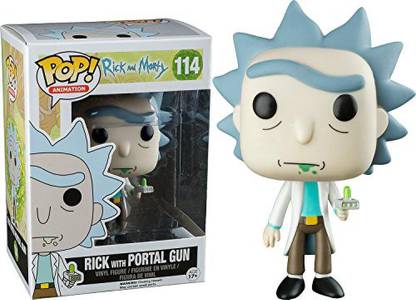 Funko Pop! Rick With Portal Gun #114