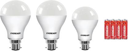 EVEREADY 10 W, 15 W Basic Round B22 LED Bulb