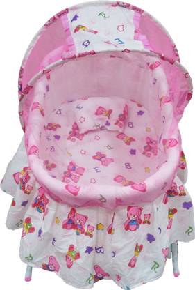 एहोमेकर्ट Baby Rocker cum Cradle - funBaby Mobile Swing Rocker,Net and Pillow