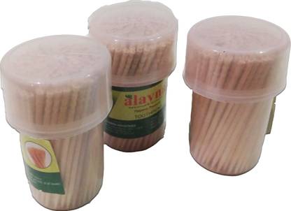 Alanya 150 piece premium Toothpicks - 150 toothpicks per piece(set of three 3)
