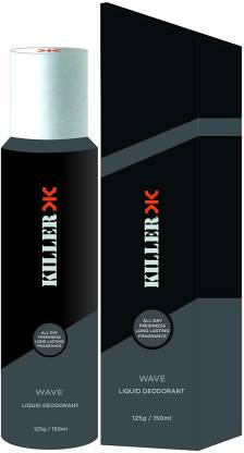 KILLER wave 150ml pack of 1 Deodorant Spray – For Men & Women  (150 ml)