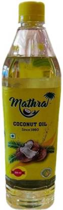 Mathra Coconut Oil 500 ml 16 Pack Coconut Oil Plastic Bottle