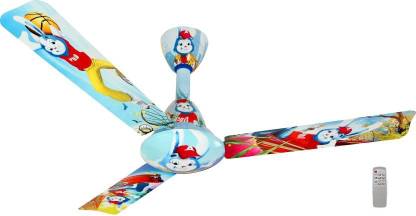 Orient Electric FANTOOSH ROB RABBY 48" (BLUE) WITH REMOTE 1200 mm 3 Blade Ceiling Fan