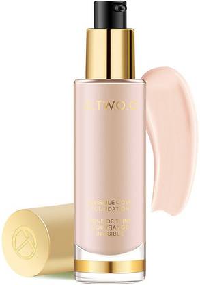 O.TWO.O 9983 : GOLD Invisible Cove Foundation - Make Up Concealer Moisturizer Oil-Control Waterproof Liquid  Foundation
