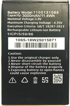 ClickMi Mobile Battery For  Videocon Krypton3 V50JG Videocon V502430