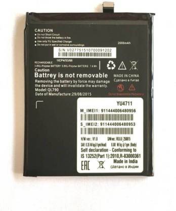 iWell Mobile Battery For  Micromax YU4711