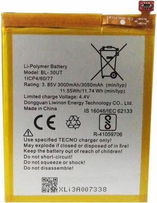 A Mobile Battery For  Tecno i3