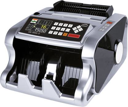 GOBBLER GB 8888-E Mix Note Value Counting Machine with Fake Note Detection Fully Automatic Note Counting Machine