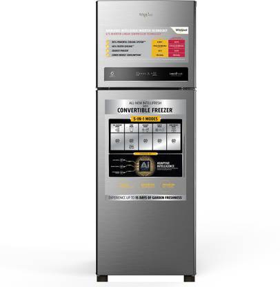 Whirlpool 265 L Frost Free Double Door 3 Star Convertible Refrigerator