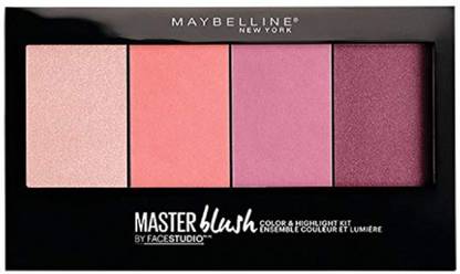MAYBELLINE NEW YORK Face Studio Master Blush Color & Highlight Kit, 10 Pink