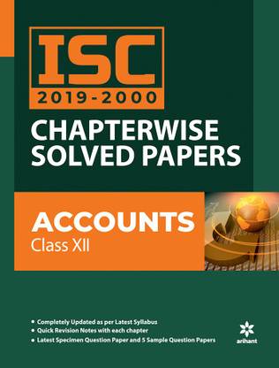 ISC Chapterwise Solved Papers Accounts Class 12 2019-20