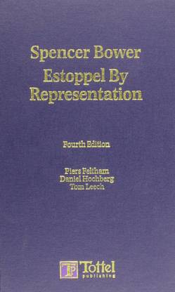 The Law Relating to Estoppel by Representation
