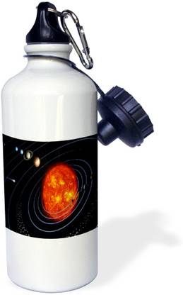 3dRose 600 ml Steel Bottle