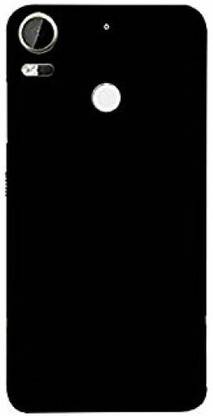 ss creation Back Cover for HTC Desire 10 PRO Plain Black Case, smooth finish, soft rubber. Rubber Case, Soft Black Case