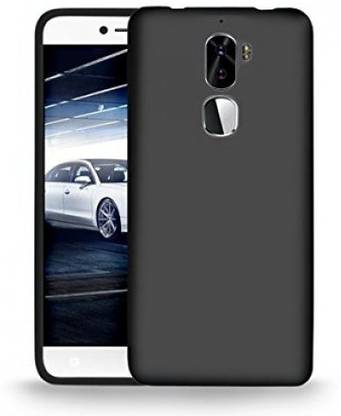ss creation Back Cover for CoolPad COOL 1 Plain Black Case, smooth finish, soft rubber. Rubber Case, Soft Black Case