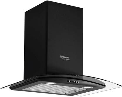 Hindware HIN80M Wall Mounted Black 1000 CMH Chimney