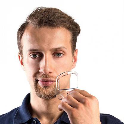 Ritzkart 5 Pcs Men Mustache Shaper Styling Template Goatee Beard shaper Hair Accessory Set