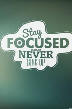 stay focused Paper Print