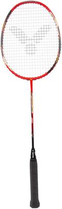 VICTOR 990 String Tension Upto 29lbs (3U) Red, Black Strung Badminton Racquet