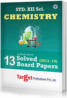 Std 12 Chemistry Solved Board Question Papers Book | Science HSC Maharashtra State Board | Std 12th Previous Years Question Bank From 2013 - 2019 For 2021 Examination