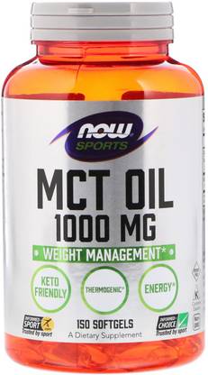 Now Foods Sports MCT Oil - 1000 mg - 150 Softgels