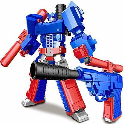 RVM Toys 2 in 1 Optimus Prime Robot Transformer to Pistol Gun Action Figure