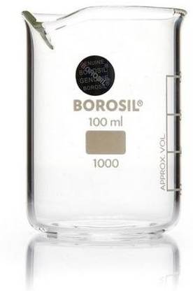 BOROSIL 100 ml Low Form Beaker