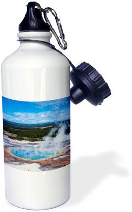 3dRose Grand Prismatic Geyser Midway Geyser Basin Yellowstone NP WSports 600 ml Bottle