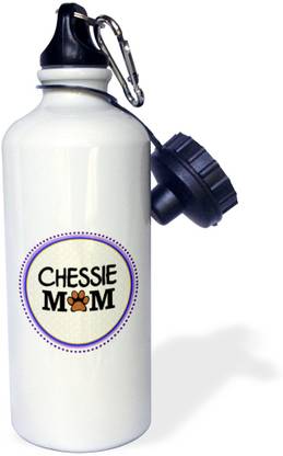 3dRose Chessie Dog Mom - Chesapeake Bay Retriever love 600 ml Steel Bottle