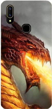 NDCOM Back Cover for Vivo V11 Dragon Fantasy Printed
