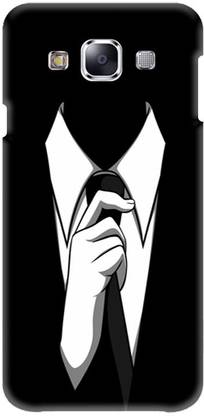 LEEMARA Back Cover for Samsung Galaxy E5 (SM - E500) - Black Profile, Printed Back Cover