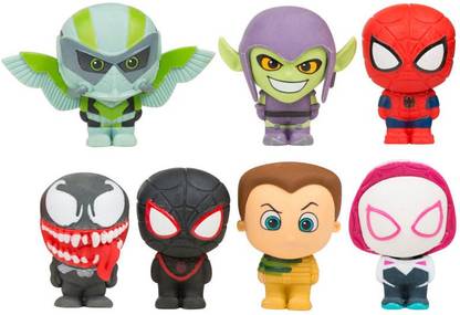 MARVEL Spiderman Puzzle Palz Character Eraser Figure Collection (5X3Cm) Non-Toxic Eraser