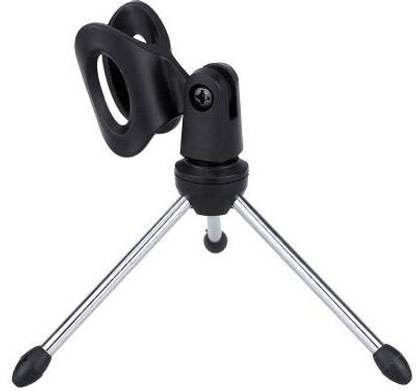 kluzie Universal Mic Tripod Mount Desktop Table Microphone Clip Holder Stand