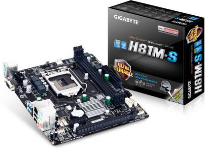 GIGABYTE H81 Motherboard core i5/4Th Generations Ram 4GB Combo Motherboard