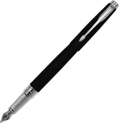 PARKER Aster Matte Black Chrome Trim Fountain Pen