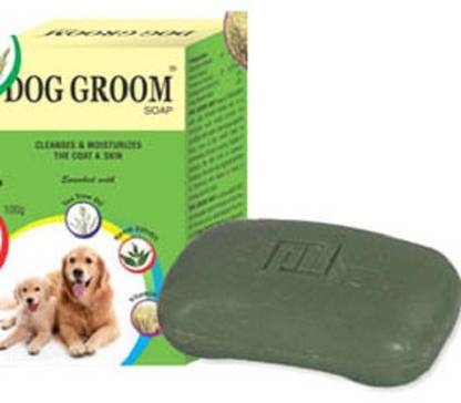 Dog Groom a natural antiseptic and insect repellent Dog Soap (100 Gram) Pack of 3 Pet Spa Kit