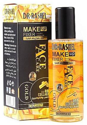 Dr. Rashel Make Up Fixer & Skin Tightening Gold And Collagen Makeup long Lasting Primer  - 200 ml