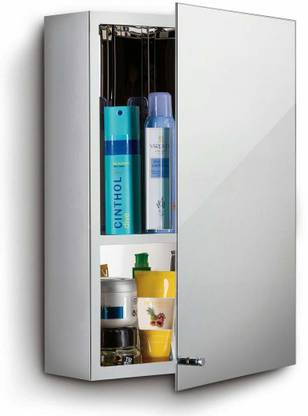 lyca 12 x 18 mirror cabinet stainless Steel Wall Shelf