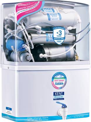 KENT GRAND MINERAL (11007) 8 L RO + UV + UF Water Purifier