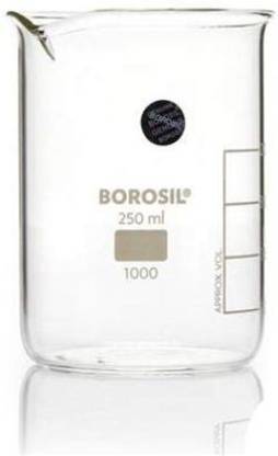 BOROSIL 250 ml Low Form Beaker