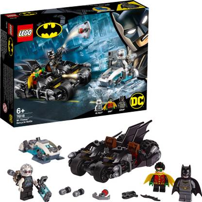 LEGO 76118 Mr. Freeze Bat Cycle Battle(200Pcs)
