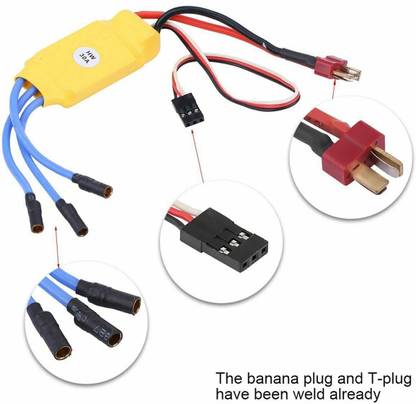 KitsGuru 30A Electronic Speed Controller for Brushless Motor ESC Quadcopter Electronic Components Electronic Hobby Kit