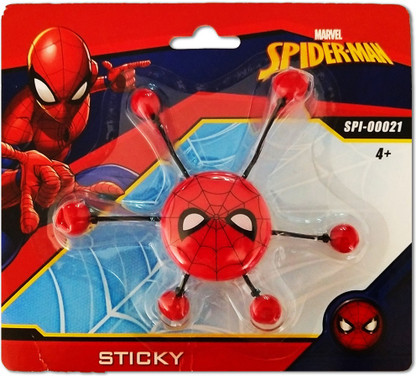Spiderman sticky toy clearance